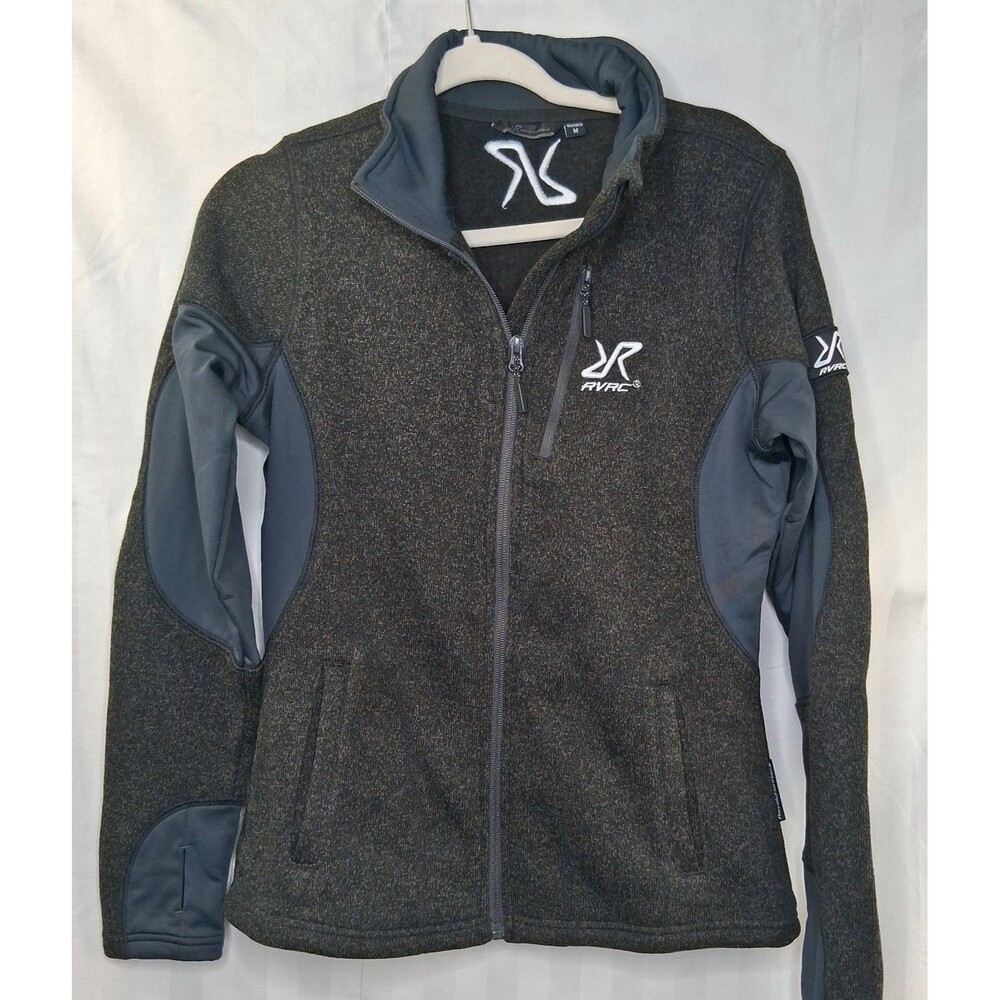 Fusion Fleece Jacket Sweater Women’s Revolution Race Black Blue Size M